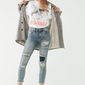 BDG Twig Crop Hugh-Rise Skinny Jeans (Distressed)